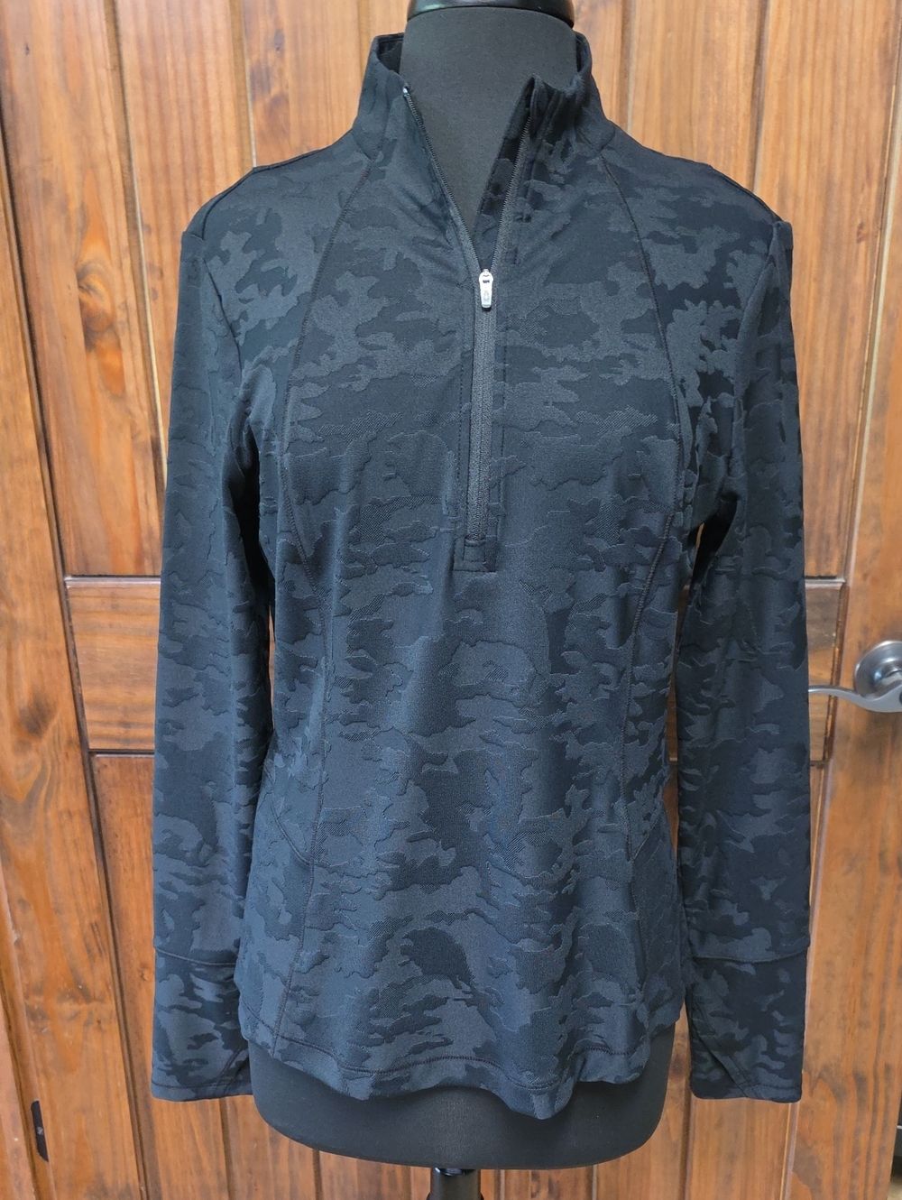 Spyder Black Active Quarter-Zip Pullover - Size L